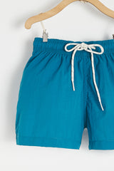SHORT DE BAÑO BEACH AZUL LISO