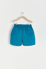SHORT DE BAÑO BEACH AZUL LISO