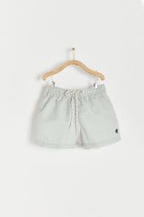 SHORT DE BAÑO BEACH VERDE RAYA