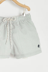 SHORT DE BAÑO BEACH VERDE RAYA