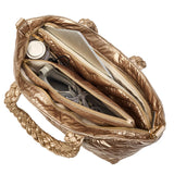HYDROBAG PUFFER GOLD TOTE PAÑALERA