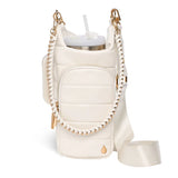 HYDROBAG Ivory Vegan leather with handle bottle bag