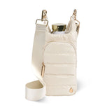 HYDROBAG Yvory Lacquer Glossy solid strap bottle bag