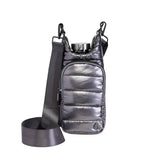 HYDROBAG Pewter Glossy solid strap bottle bag