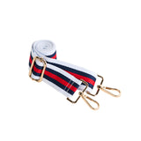 HYDROBAG Neoprene stripe white Red strap bottle bag