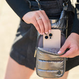 HYDROBAG Pewter Glossy Gunmetal hardwear bottle bag