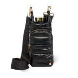 HYDROBAG Black Shiny gold hardware bottle bag