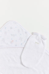 TOALLA CHICA LITTLE PANDA ROSA