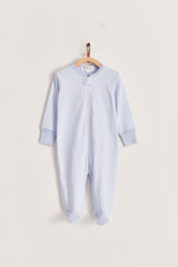 PIJAMA in the woods rayas celeste