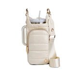 HYDROBAG HANDLE IVORY GLOSSY/ solid vegan leather strap