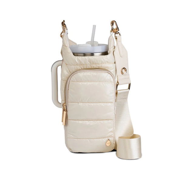 HYDROBAG HANDLE IVORY GLOSSY/ solid vegan leather strap