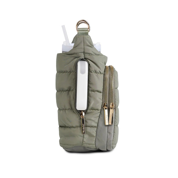 HYDROBAG HANDLE SAGE GREEN solid vegan leather strap