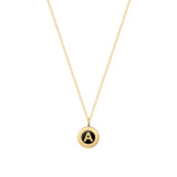 OCEAN BLACK CHIP NECKLACE