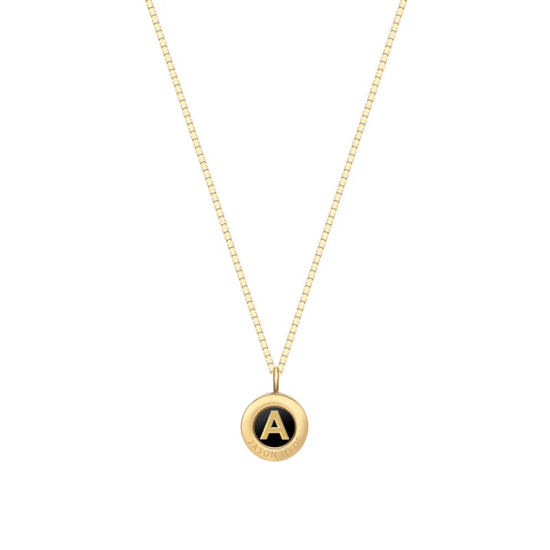 OCEAN BLACK CHIP NECKLACE