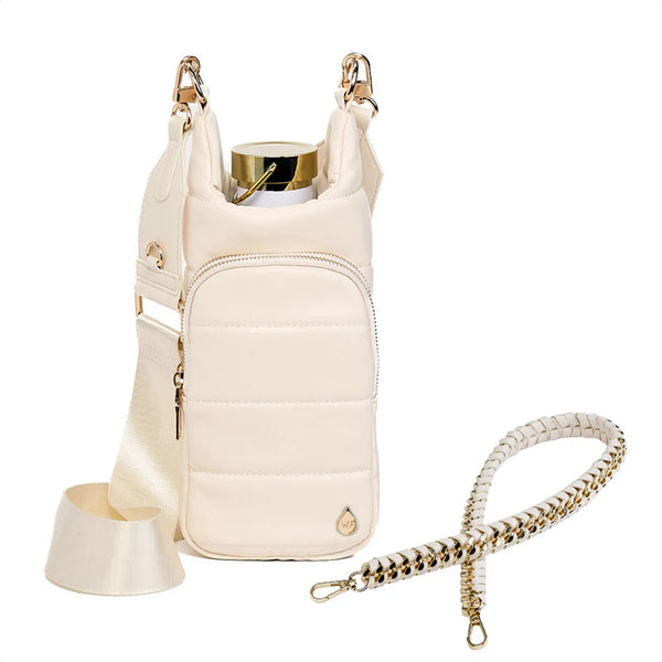 HYDROBAG Ivory Vegan leather bottle bag