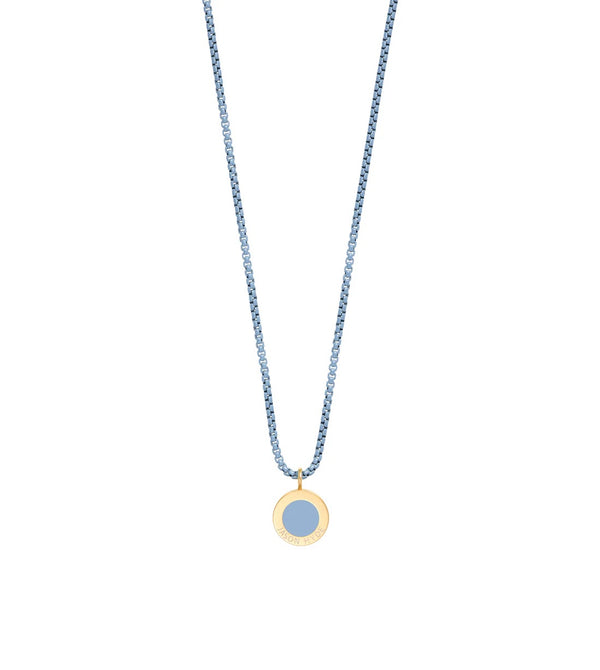 OCEAN POWDER BLUE CHAIN POWDER BLUE CHIP NECKLACE