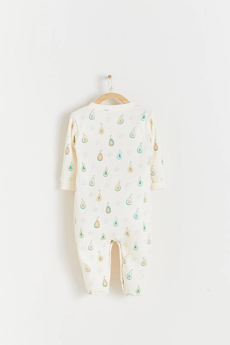 PIJAMA WAFFLE FRUIT BEIGE