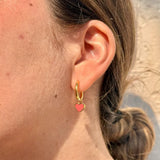 AMARE HOOPS HANGING CORAL CHIP