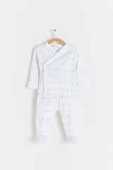 Pijama Set batita in the woods gris