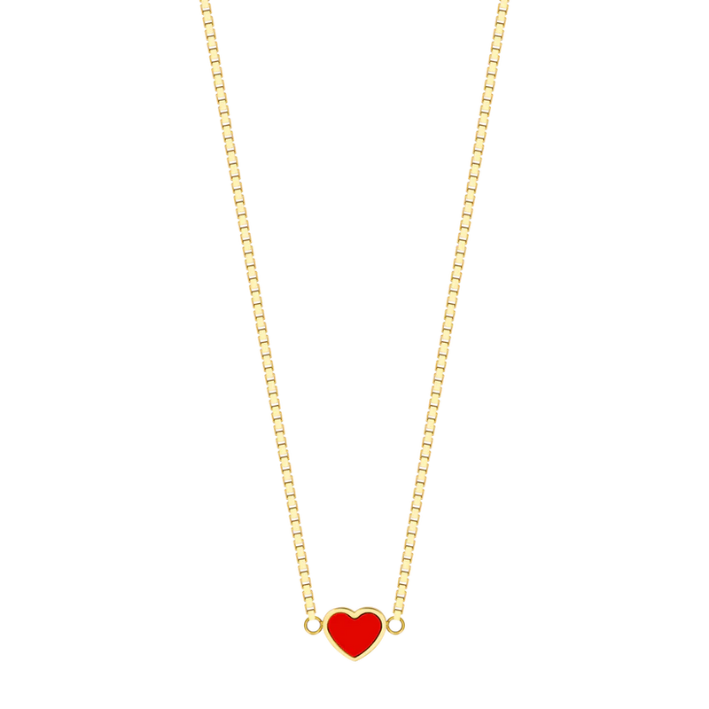 AMARE RED CHIP NECKLACE