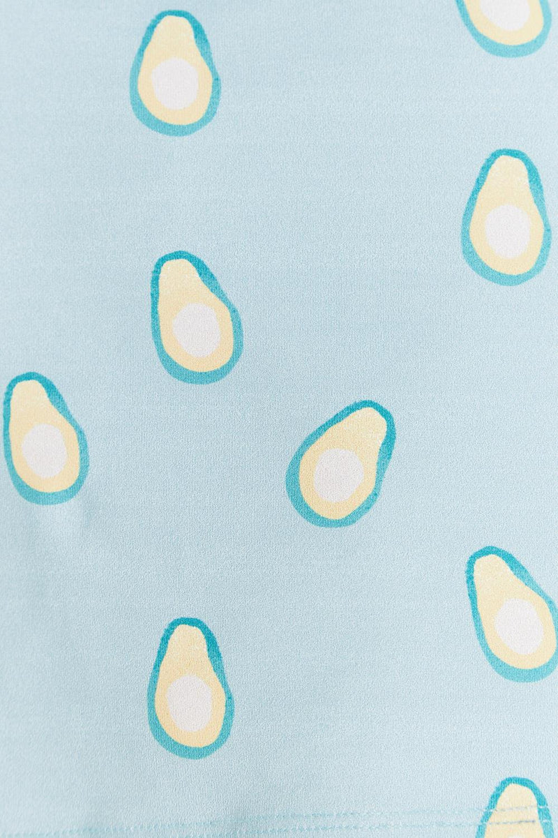 T-SHIRT CLOUD PRINT BEACH PALTA