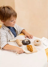 Wooden bakery playset