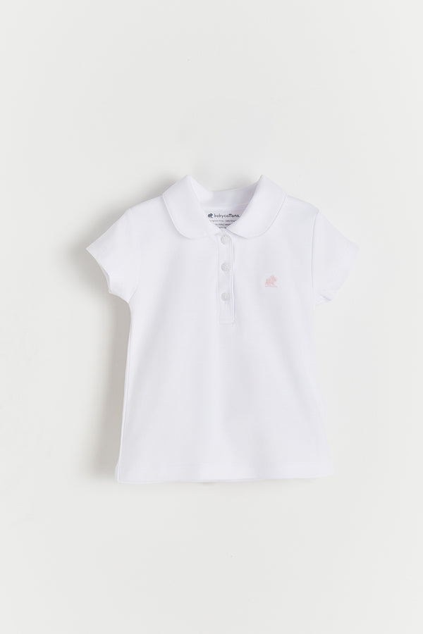 T-SHIRT C/ CUELLO BB Y CARTERA MC BLANCO