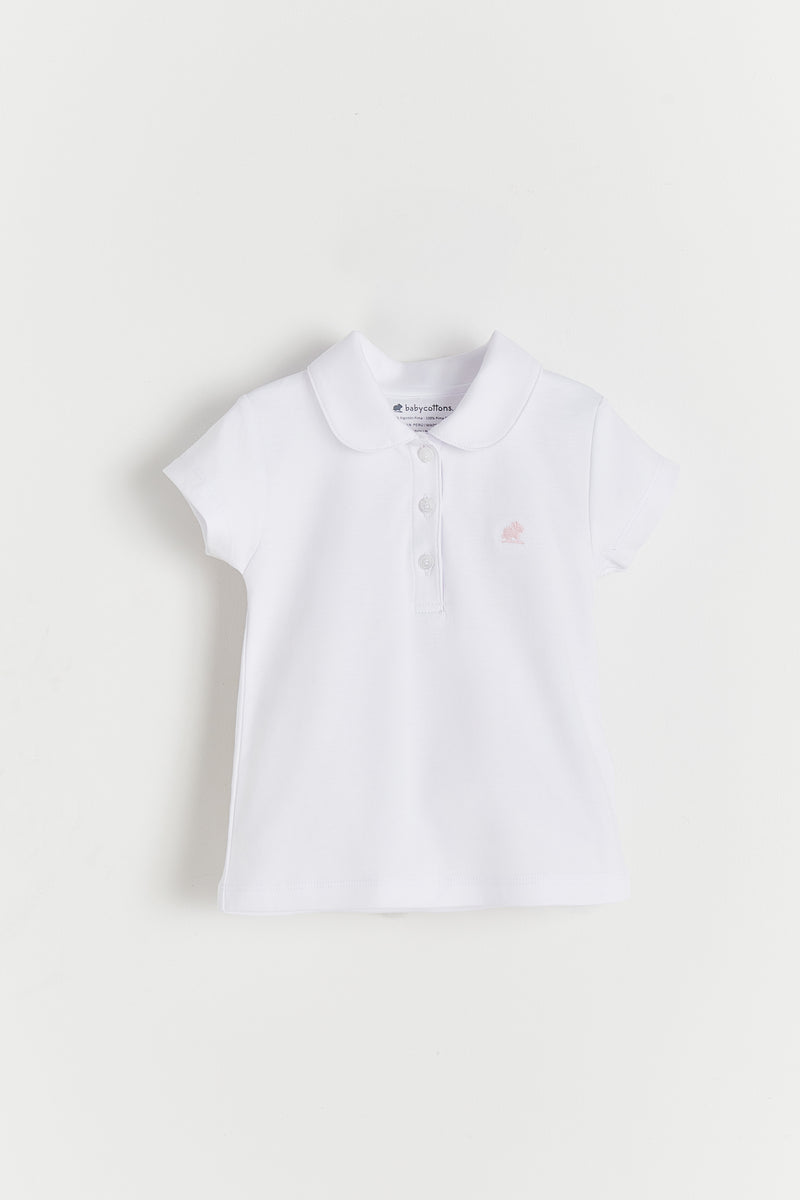 T-SHIRT C/ CUELLO BB Y CARTERA MC BLANCO