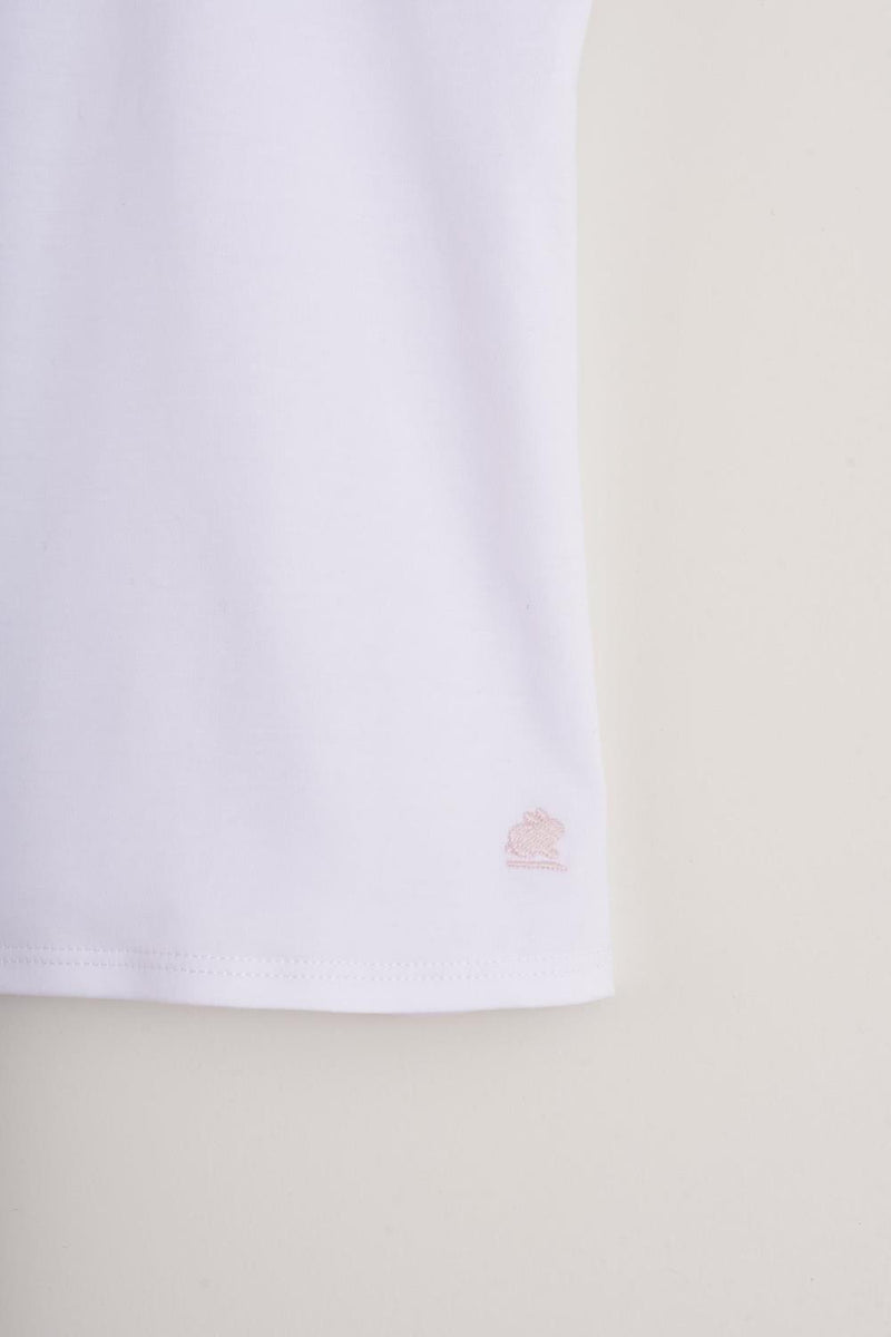T-SHIRT GRACE MC PIMA COLORS BLANCO