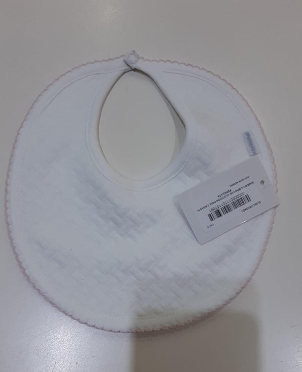 Babero grande canasta rosa