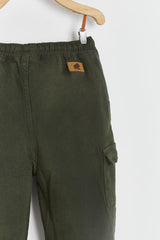 PANTALON MAX GABARDINA VERDE