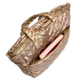 HYDROBAG PUFFER GOLD TOTE PAÑALERA