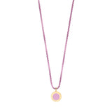 OCEAN FONDANT PINK CHAIN FONDANT PINK CHIP NECKLACE