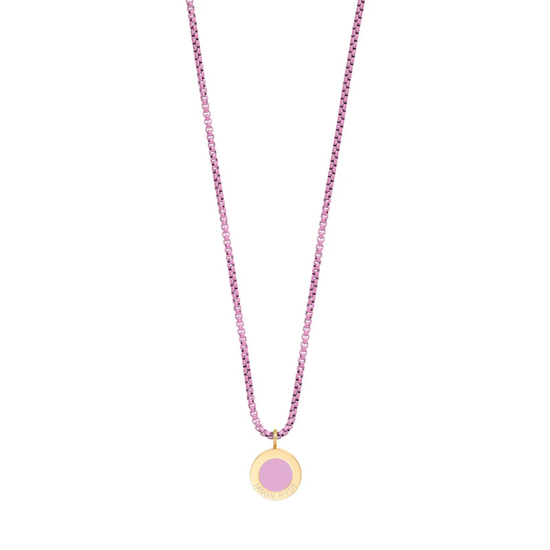 OCEAN FONDANT PINK CHAIN FONDANT PINK CHIP NECKLACE