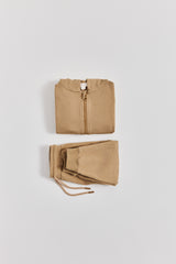 SET 2P TERRY ESSENTIALS BEIGE