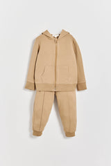 SET 2P TERRY ESSENTIALS BEIGE