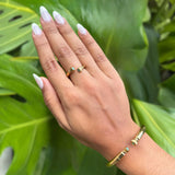 SEACAP TURQUOISE / TURQUOISE CHIPS RING