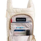 HYDROBAG HANDLE IVORY GLOSSY/ solid vegan leather strap