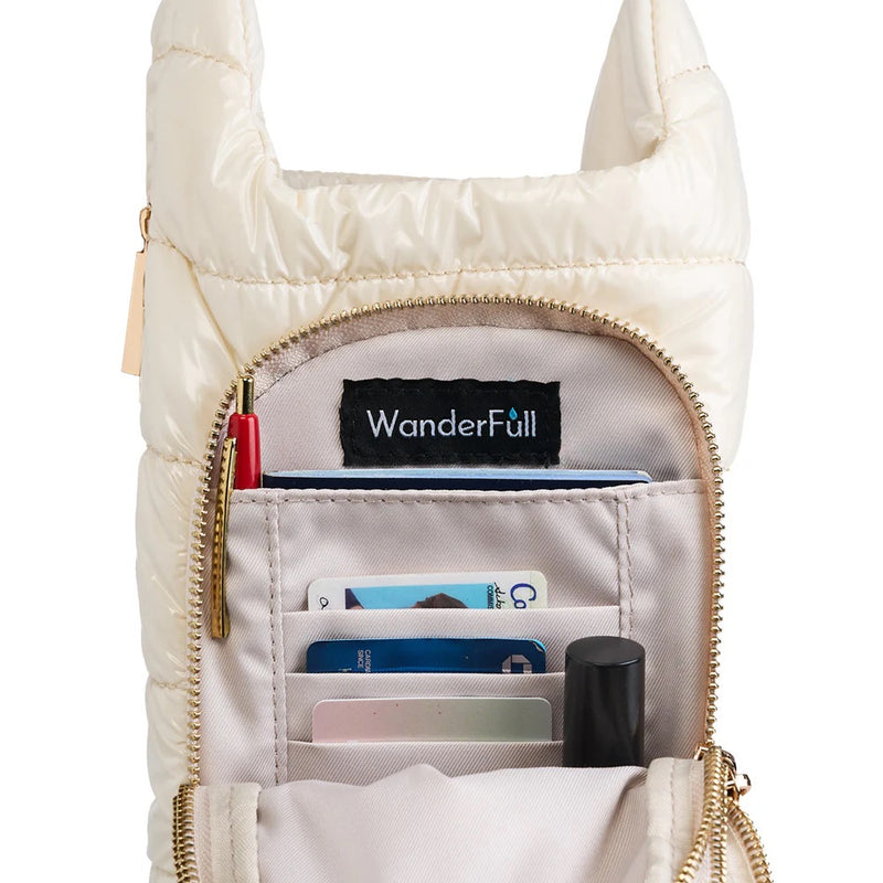 HYDROBAG HANDLE IVORY GLOSSY/ solid vegan leather strap