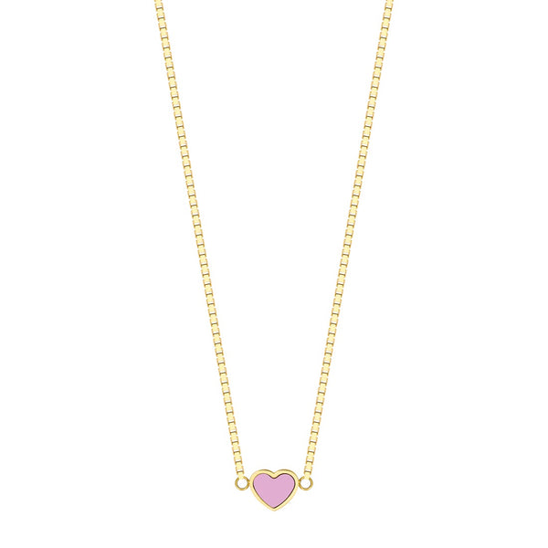AMARE FONDANT PINK CHIP NECKLACE