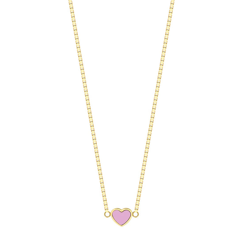 AMARE FONDANT PINK CHIP NECKLACE