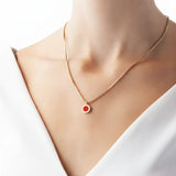 OCEAN RED CHIP NECKLACE