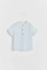CAMISA JONA LINEN CELESTE