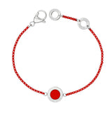 OCEAN RED CHAIN RED CHIP BRACELET