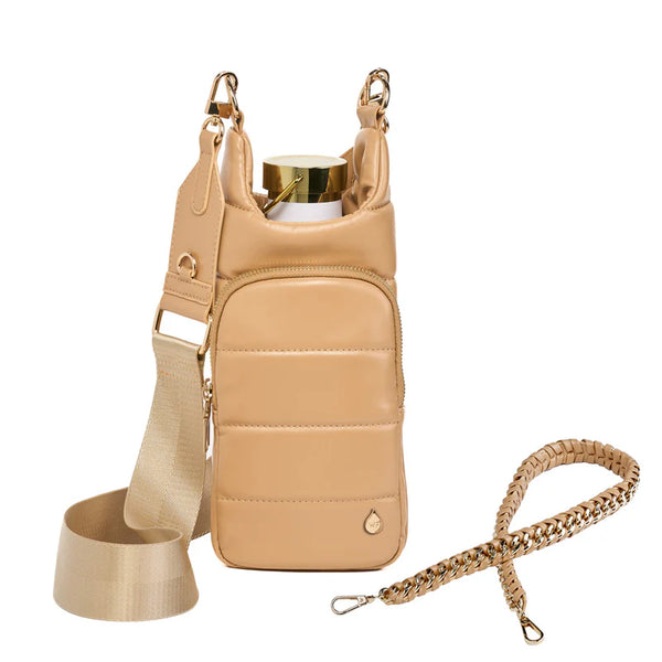 HYDROBAG Camel Vegan leather bottle bag