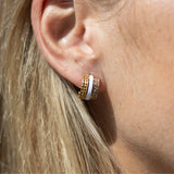 WEWA TUBE WHITE w/ ZIRCONIA HOOPS