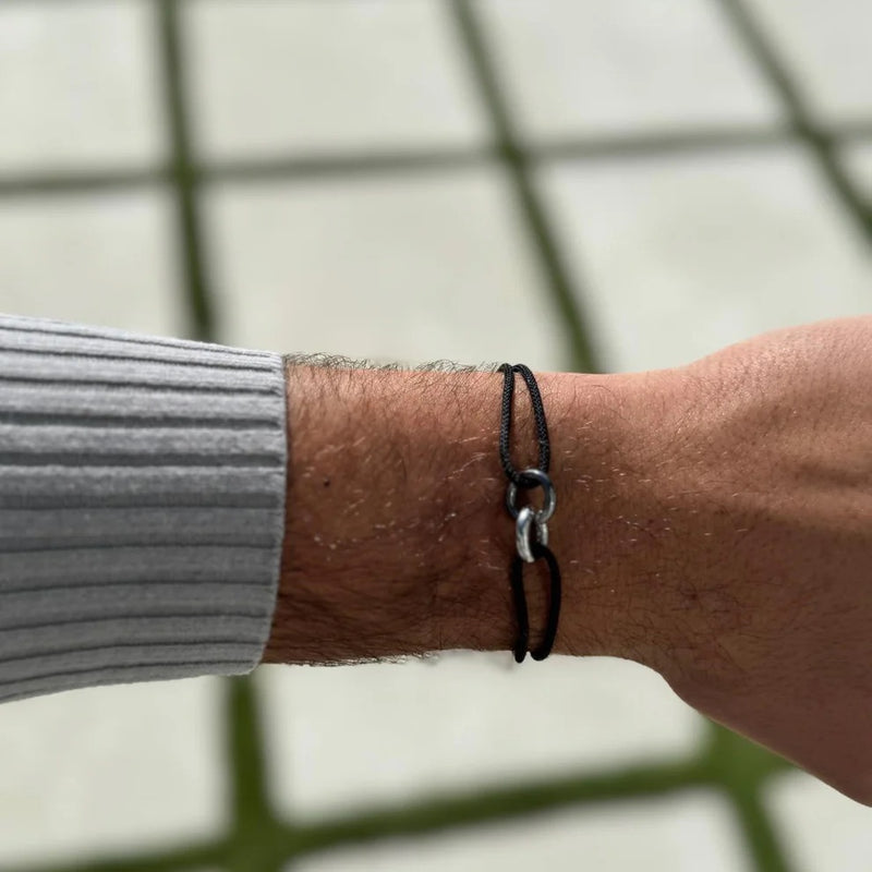 BRACELET SAYNA BLACK CORD