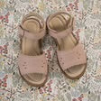 Classic Sandal w/Scallop Pink Child