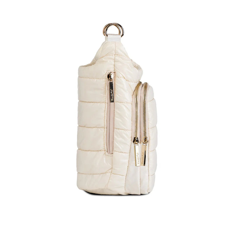 HYDROBAG HANDLE IVORY GLOSSY/ solid vegan leather strap