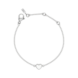 AMARE WHITE CHIP BRACELET SILVER
